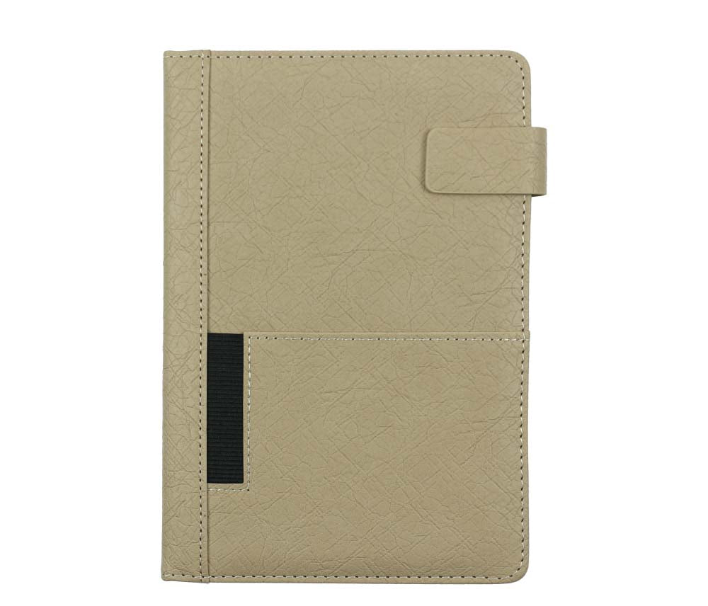 A5 PU Notebooks with Front Pocket & Magnetic Flap