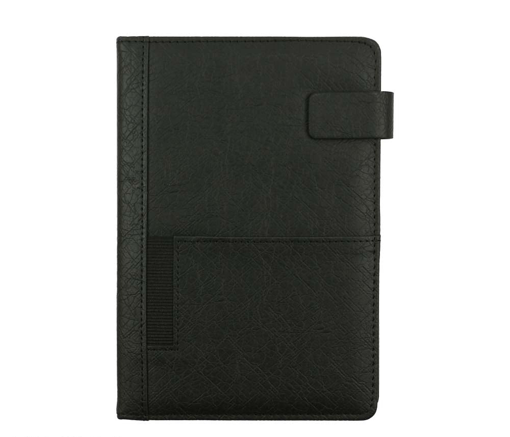 A5 PU Notebooks with Front Pocket & Magnetic Flap
