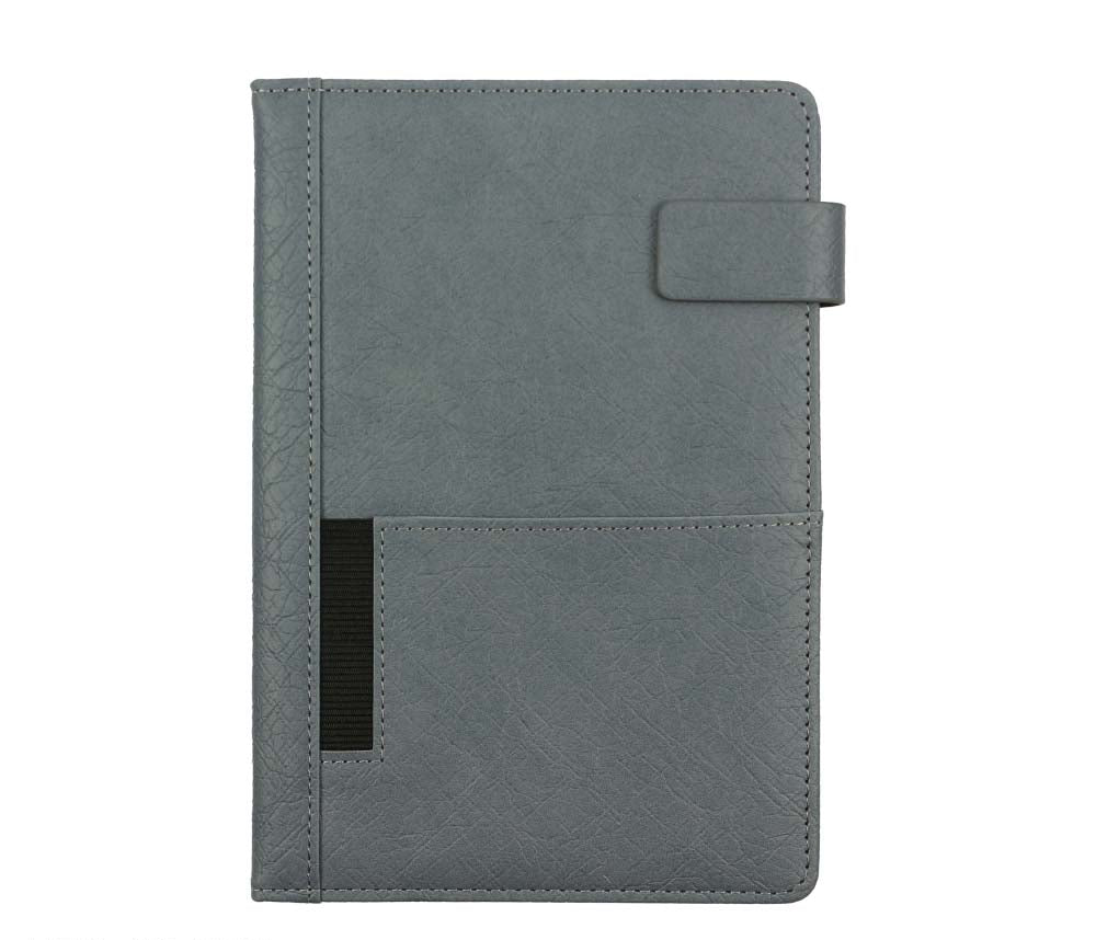 A5 PU Notebooks with Front Pocket & Magnetic Flap