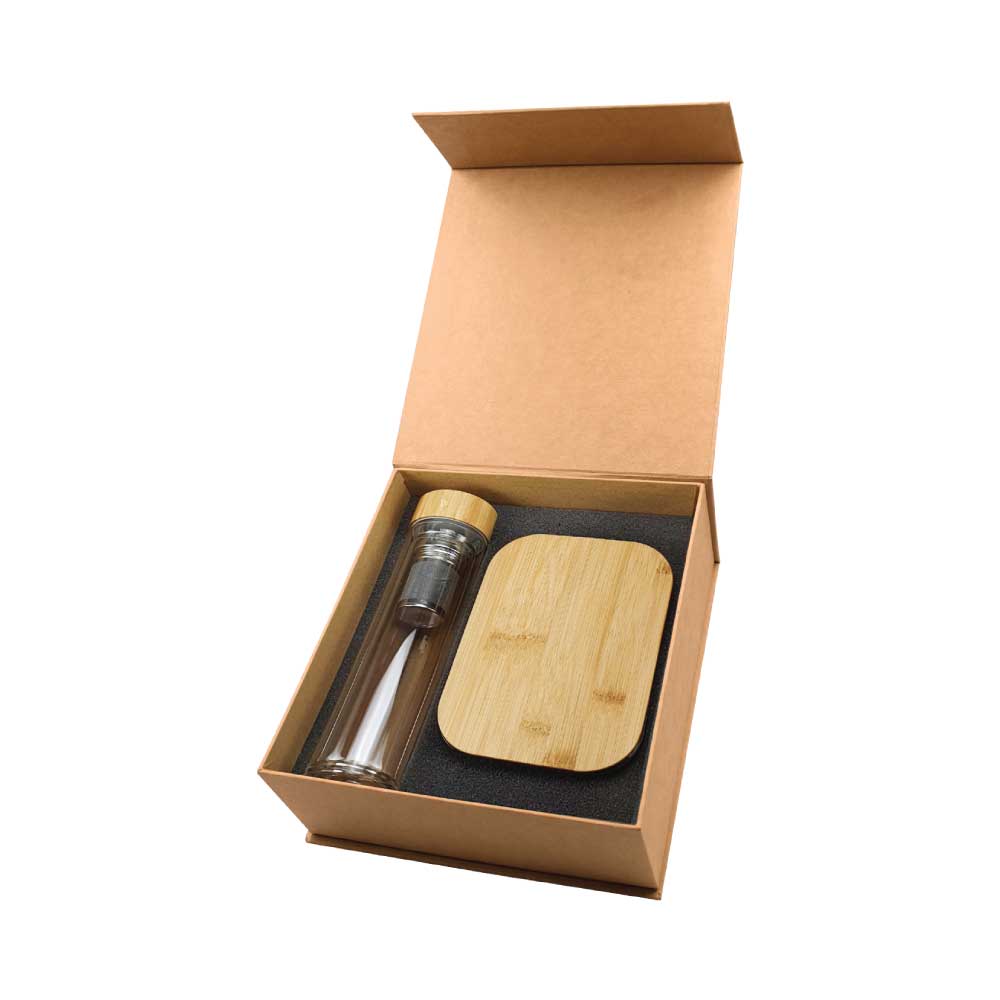 Eco-Friendly Gift Sets Lunch Box ,Bamboo Flask
