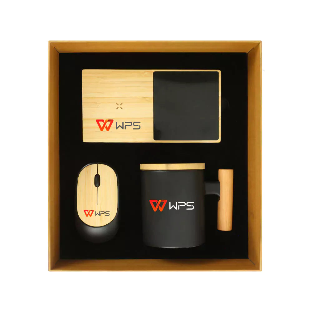 Bamboo Material Gift Sets Mug Warmer,Mugs,Mouse