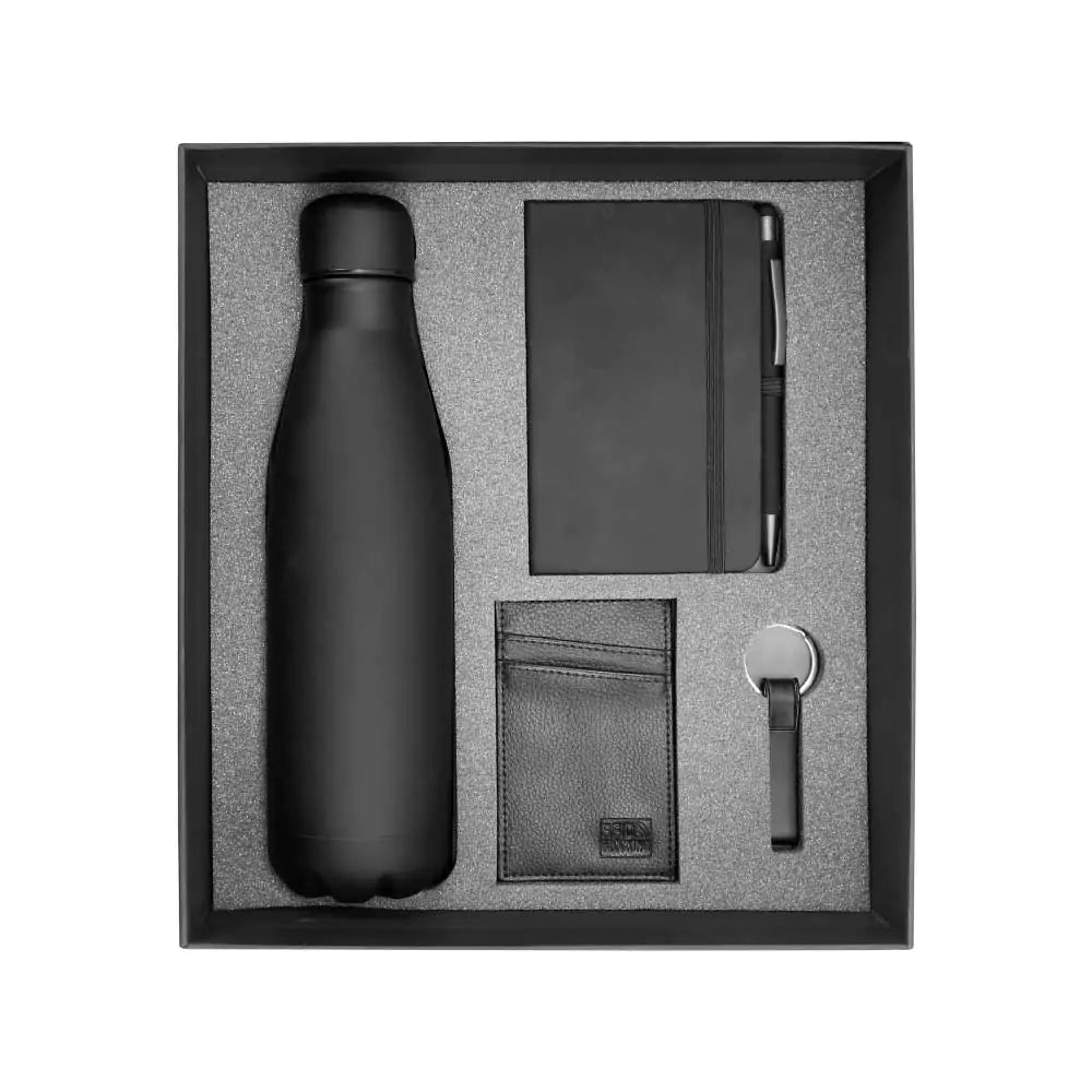 Gift Sets Steel Bottle,Notebook,Pen,Card Holder,Keychain
