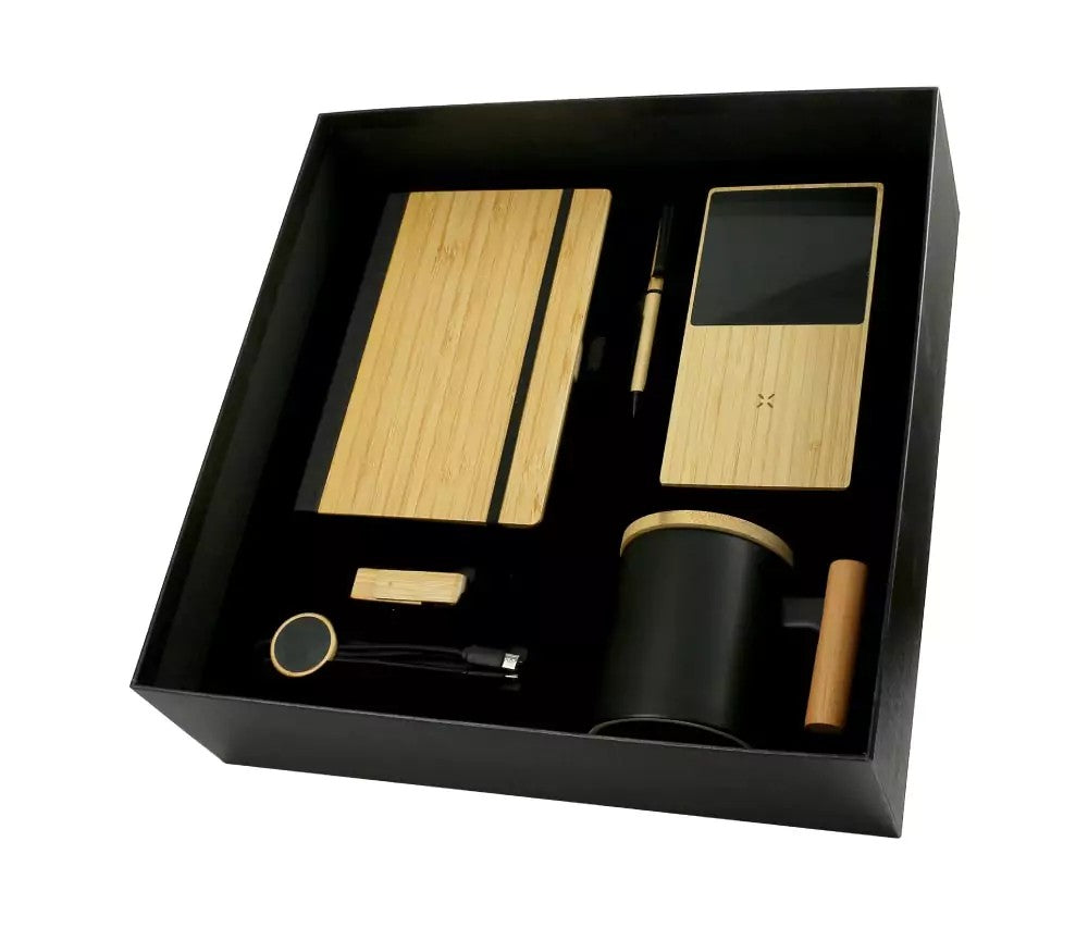 Gift Sets Notebook,Pen,Mug,Wireless charger with Mug Warmer,USB,Multi-charging cable