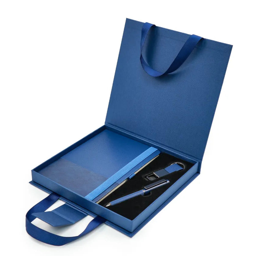 Premium Office Gift Set with Ribbon Handle Box