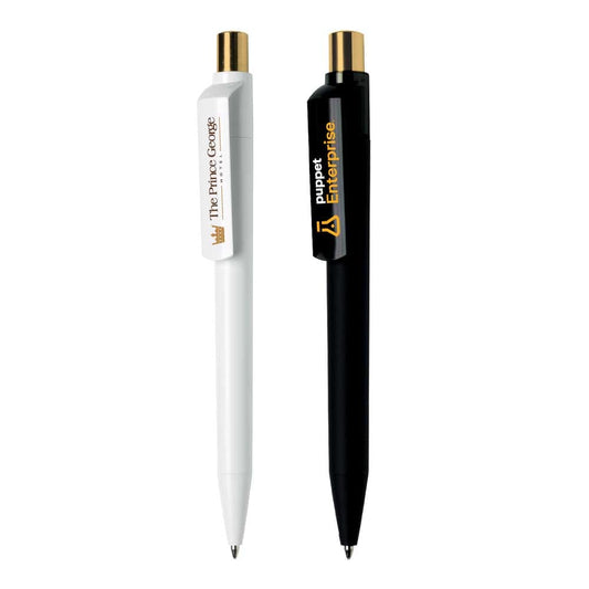 Dot Pens with Gold Push Button