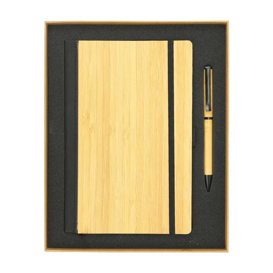 Bamboo Gift Set A5 Size Notebook and Pen