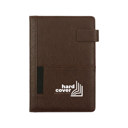 A5 PU Notebooks with Front Pocket & Magnetic Flap