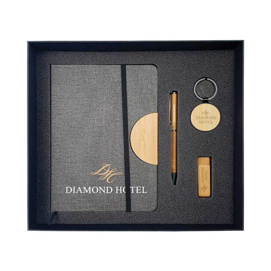 Gift Sets Notebook,USB,Pen,Keychain