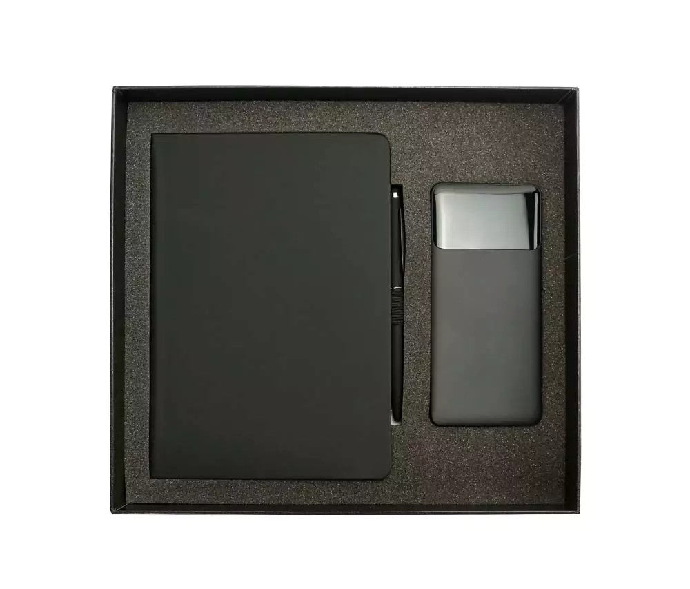 Gift Sets Metal Pen, Notebook, Powerbank