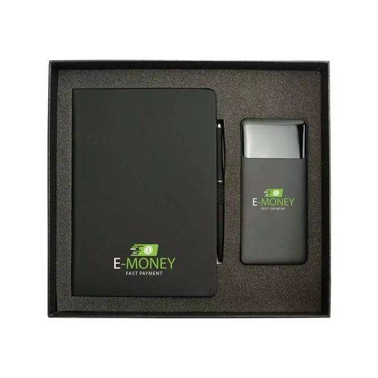 Gift Sets Metal Pen, Notebook, Powerbank