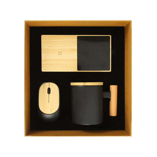 Bamboo Material Gift Sets Mug Warmer,Mugs,Mouse