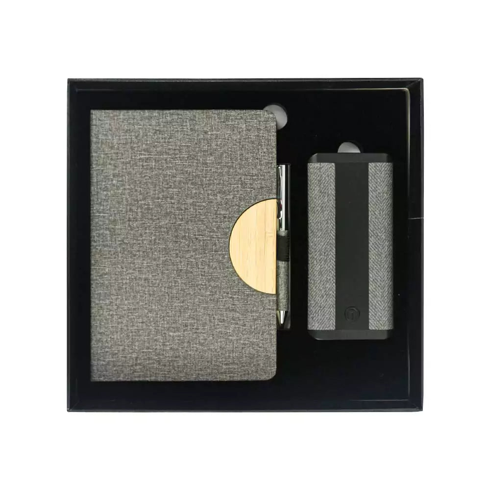 Gift Sets Notebook,Wireless Powerbank,Metal Ball Pens