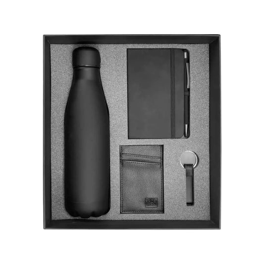 Gift Sets Steel Bottle,Notebook,Pen,Card Holder,Keychain