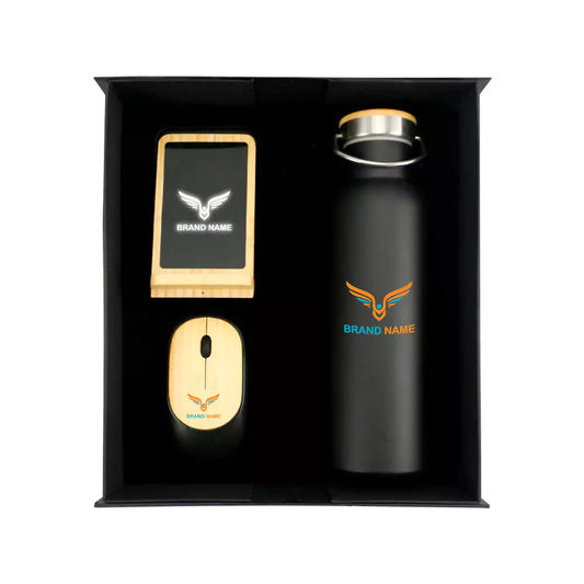 Gift Sets Fast Wireless Charger,Mouse,Stainless Steel Flask