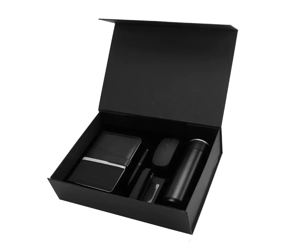 Gift Sets Notebook,Metal Pen,Mouse,ID card holder,Double Wall SS Bottles