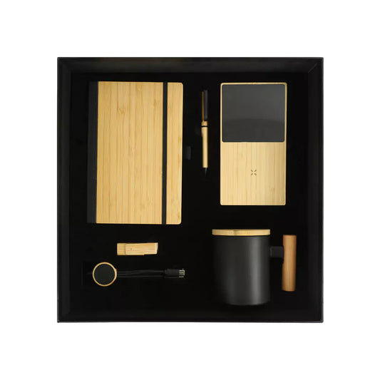 Gift Sets Notebook,Pen,Mug,Wireless charger with Mug Warmer,USB,Multi-charging cable
