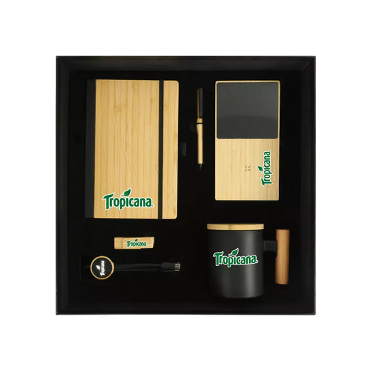 Gift Sets Notebook,Pen,Mug,Wireless charger with Mug Warmer,USB,Multi-charging cable