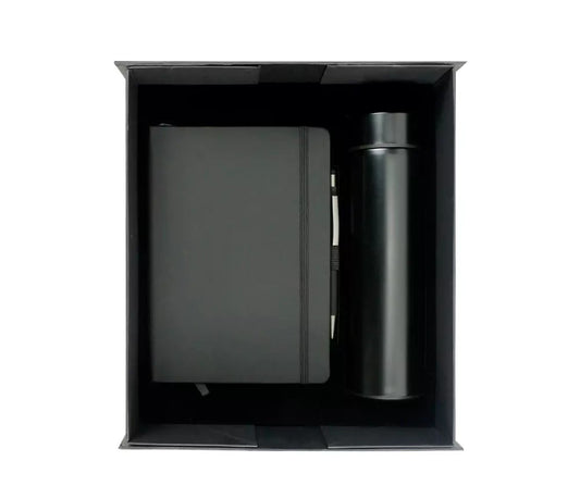 Gift Sets Notebook ,Metal Pen, LED Display Bottles