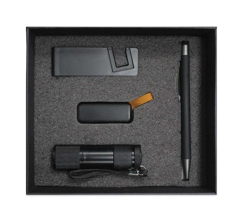 Gift Sets Mobile Holder,Metal Pen,USB,Flashlight