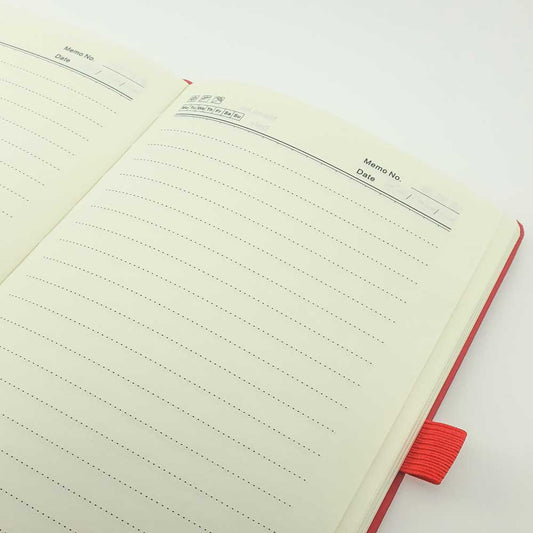 Personalized White A5 Notebook –  Lettering - Custom Name & Initial Journal – Minimalist Monogram Diary – Unique Gift