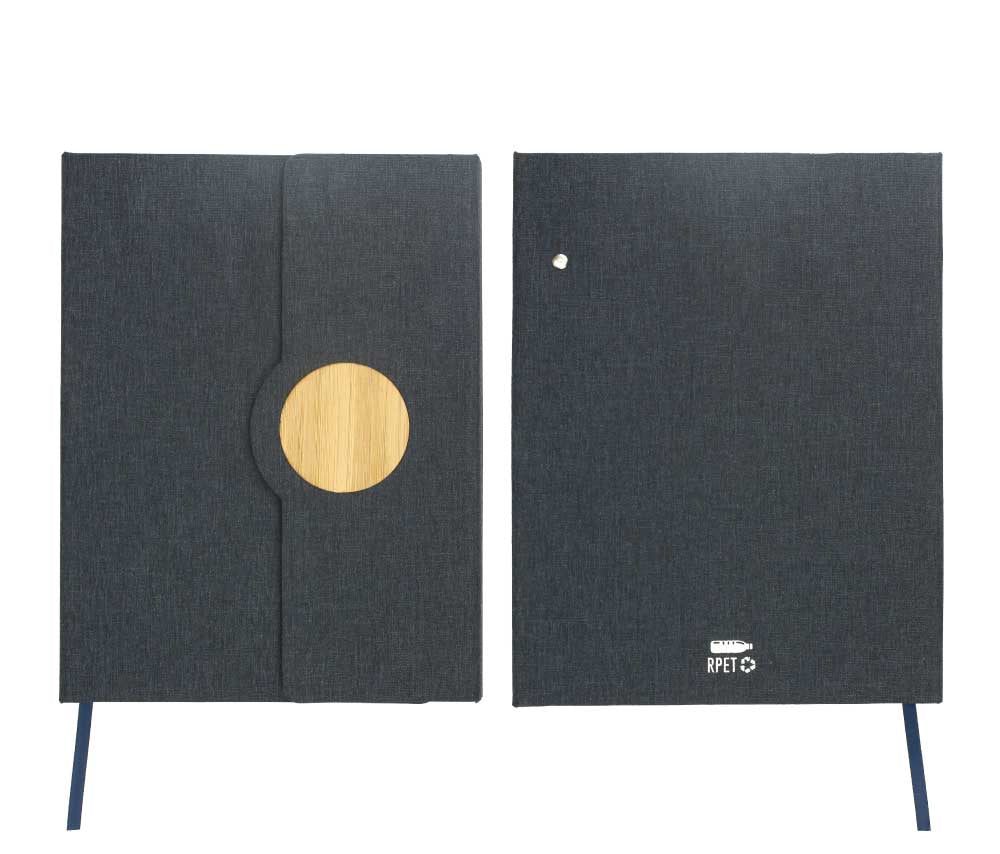 A5 RPET Notebooks with Bamboo & Magnetic Closure