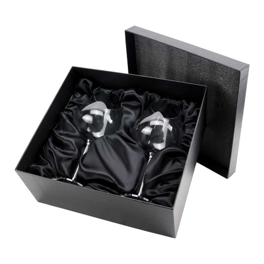 Wine Glass Gift Sets, 2 Pcs, 22 cm tall, with Gift Box