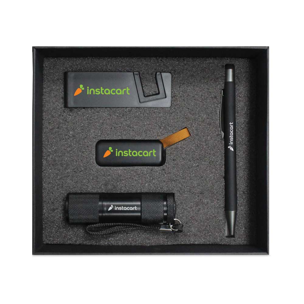 Gift Sets Mobile Holder,Metal Pen,USB,Flashlight